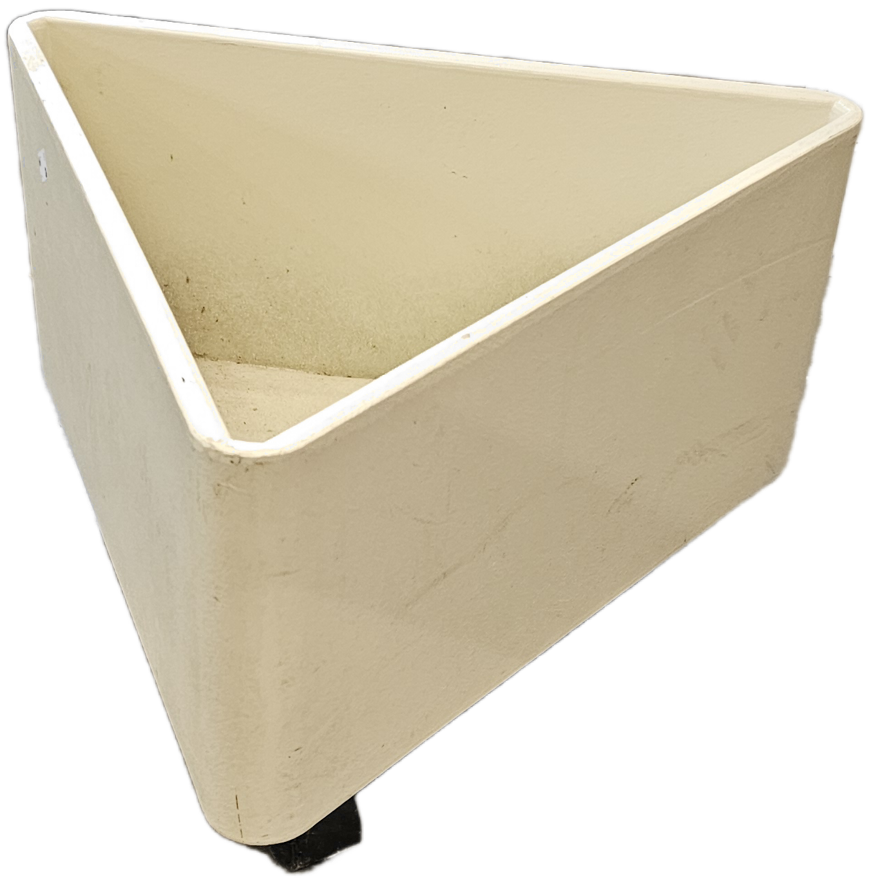 Vintage German Space Age Planter on wheels from Bauform / Wohnform / 1970s