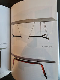 Italian tripod table / mat glass table top / Gabriel Teixidó