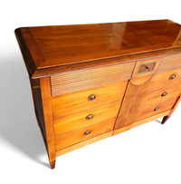 Brigitte Forestier for John Lewis & Partners / cherrywood commode chest, of four drawers 1990s