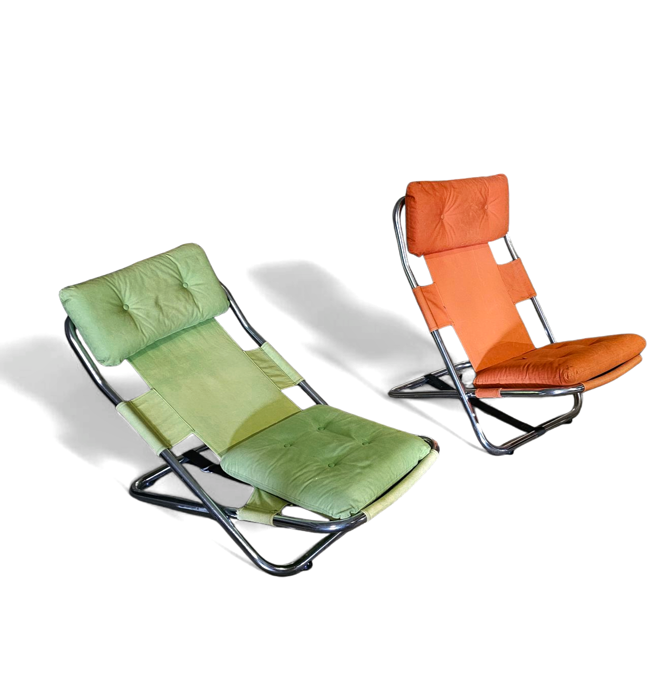 2 x Viggen armchair / Värnamo Bedding AB / by Borje Johanson / 1970s