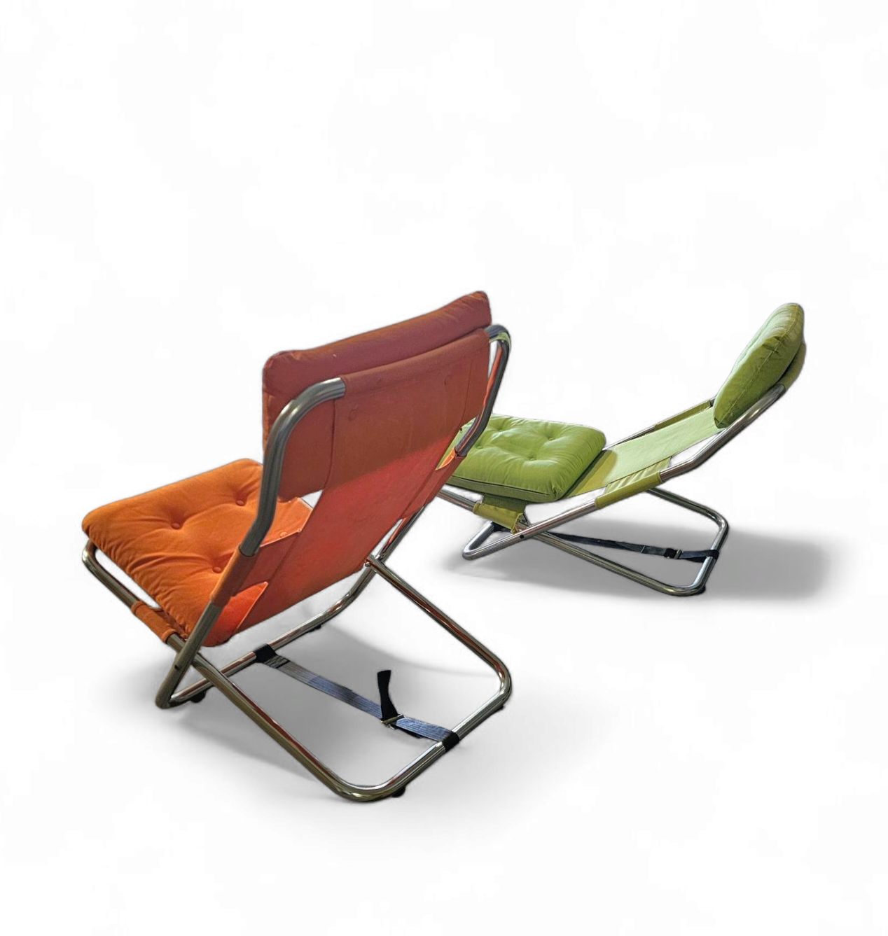 2 x Viggen armchair / Värnamo Bedding AB / by Borje Johanson / 1970s