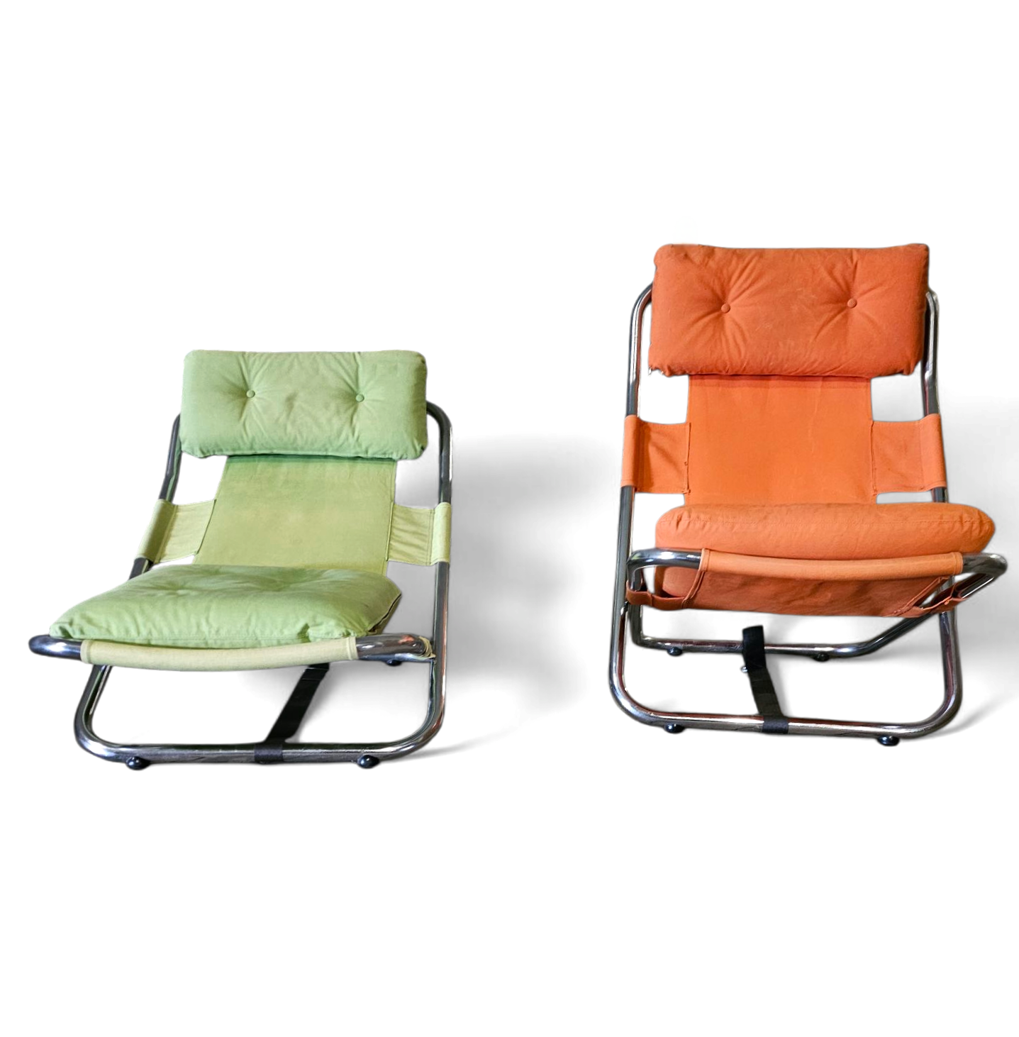 2 x Viggen armchair / Värnamo Bedding AB / by Borje Johanson / 1970s