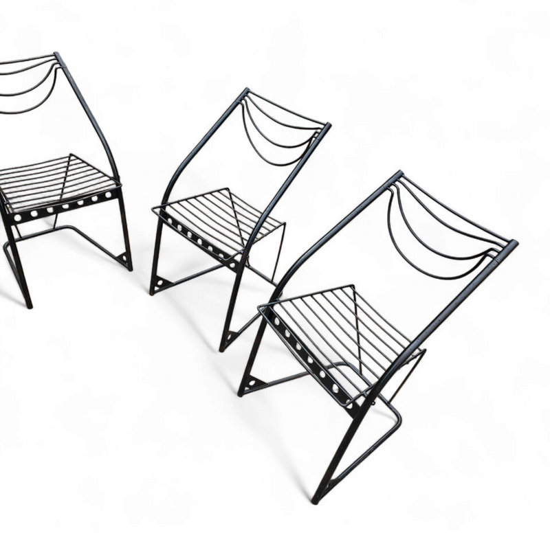 4 x Postmodern chairs 1980s