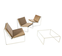 Kho Liang Ie 024 set lounge chairs / coffee table /Artifort 1962 / inside - outside use