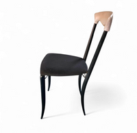 2 x Charme Dining Chair by Fasem is a slender, yet strong masterpiece 1980s