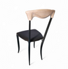 2 x Charme Dining Chair by Fasem is a slender, yet strong masterpiece 1980s