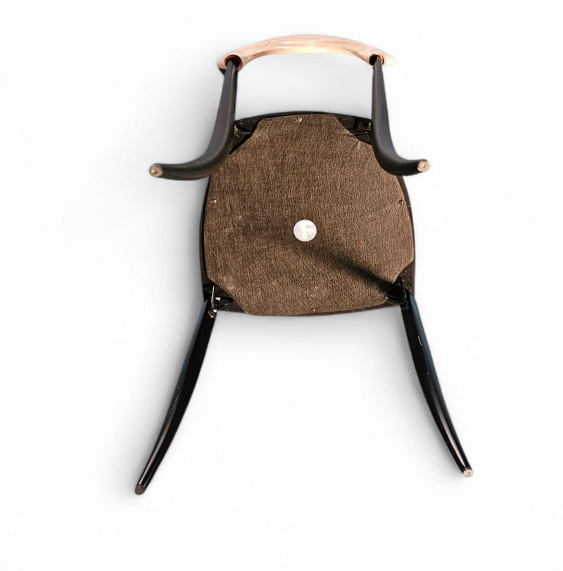 2 x Charme Dining Chair by Fasem is a slender, yet strong masterpiece 1980s