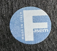 2 x Charme Dining Chair by Fasem is a slender, yet strong masterpiece 1980s