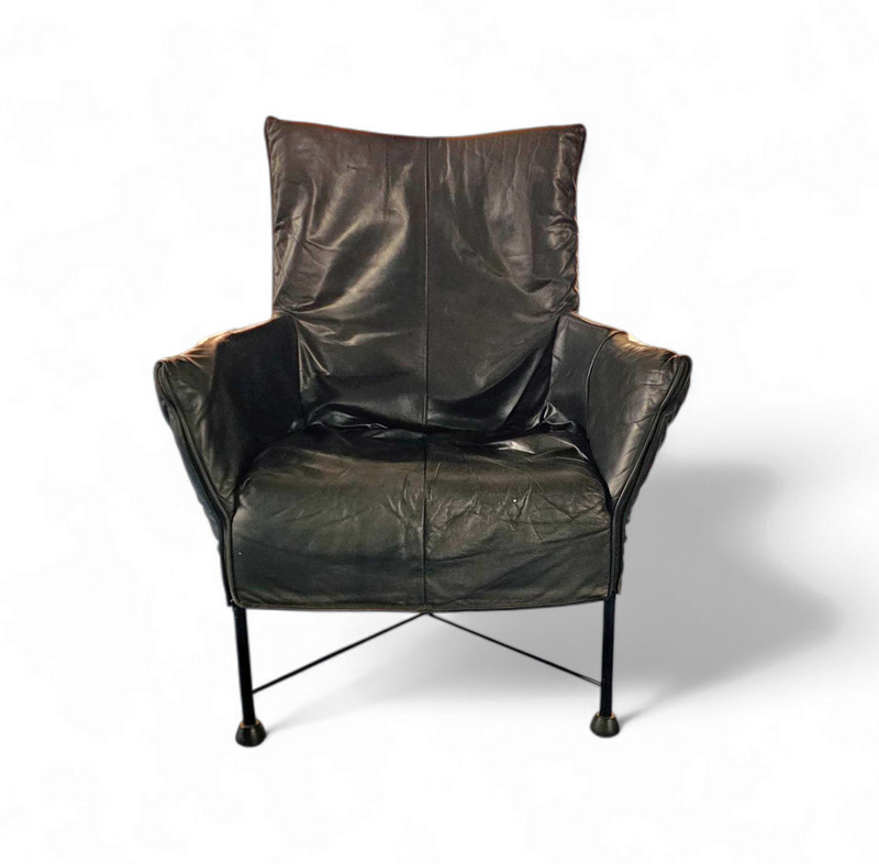 Early Montis chair Charly by Gerard van den Berg 
Full of patina 1980s