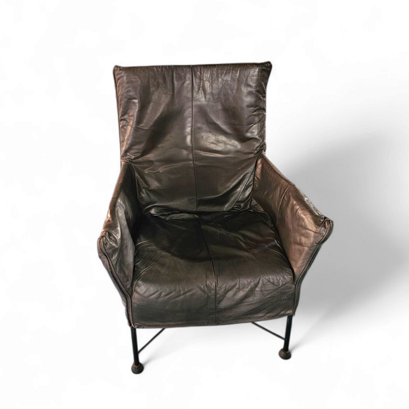 Early Montis chair Charly by Gerard van den Berg 
Full of patina 1980s