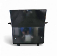 2 x Black Shell & brown Leather RZ 62 Chair / 600 Programme Lounge Chair by Dieter Rams for Vitsoe /1980s / Top condition