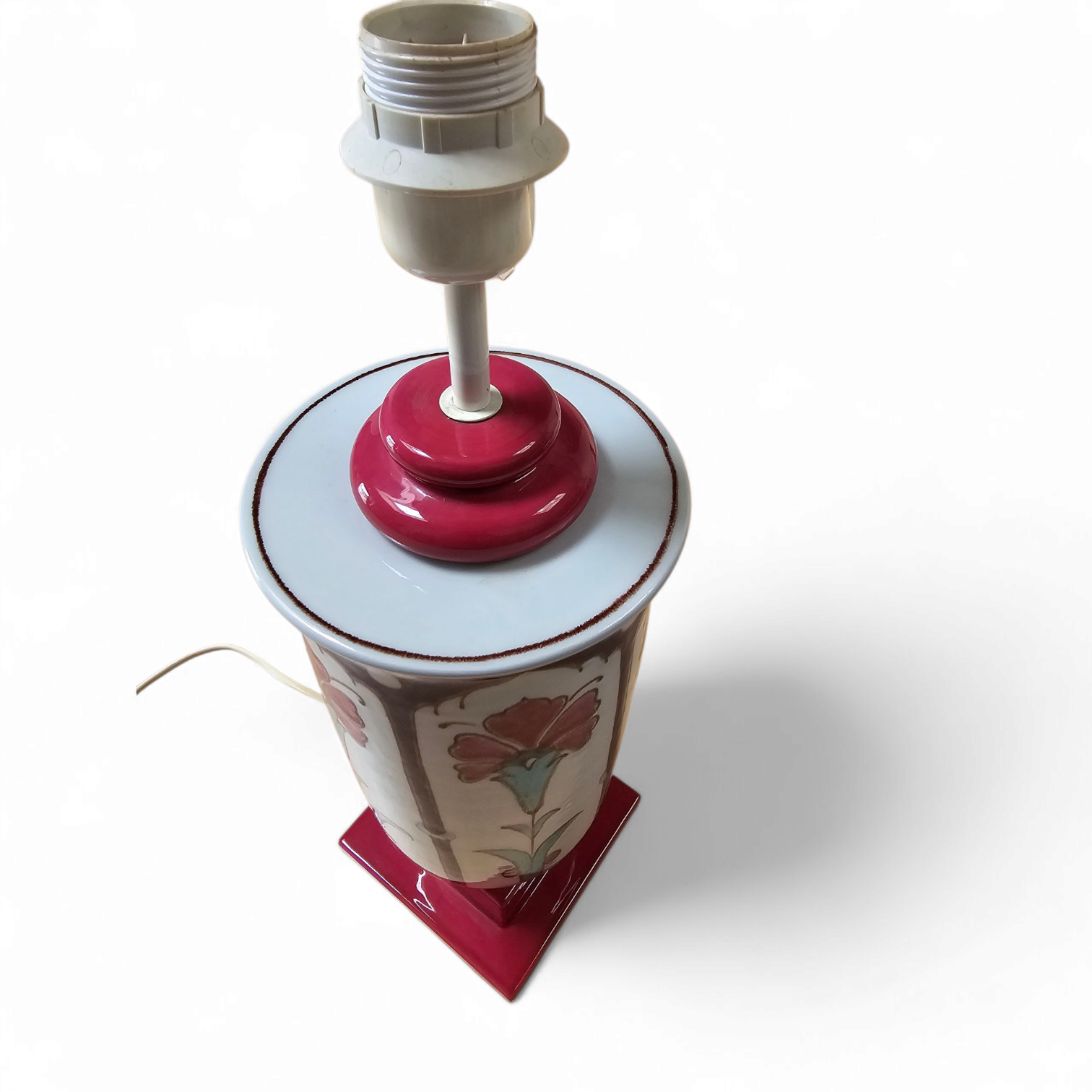 Bitossi/ ceramic table lamp 1980s / vase lamp