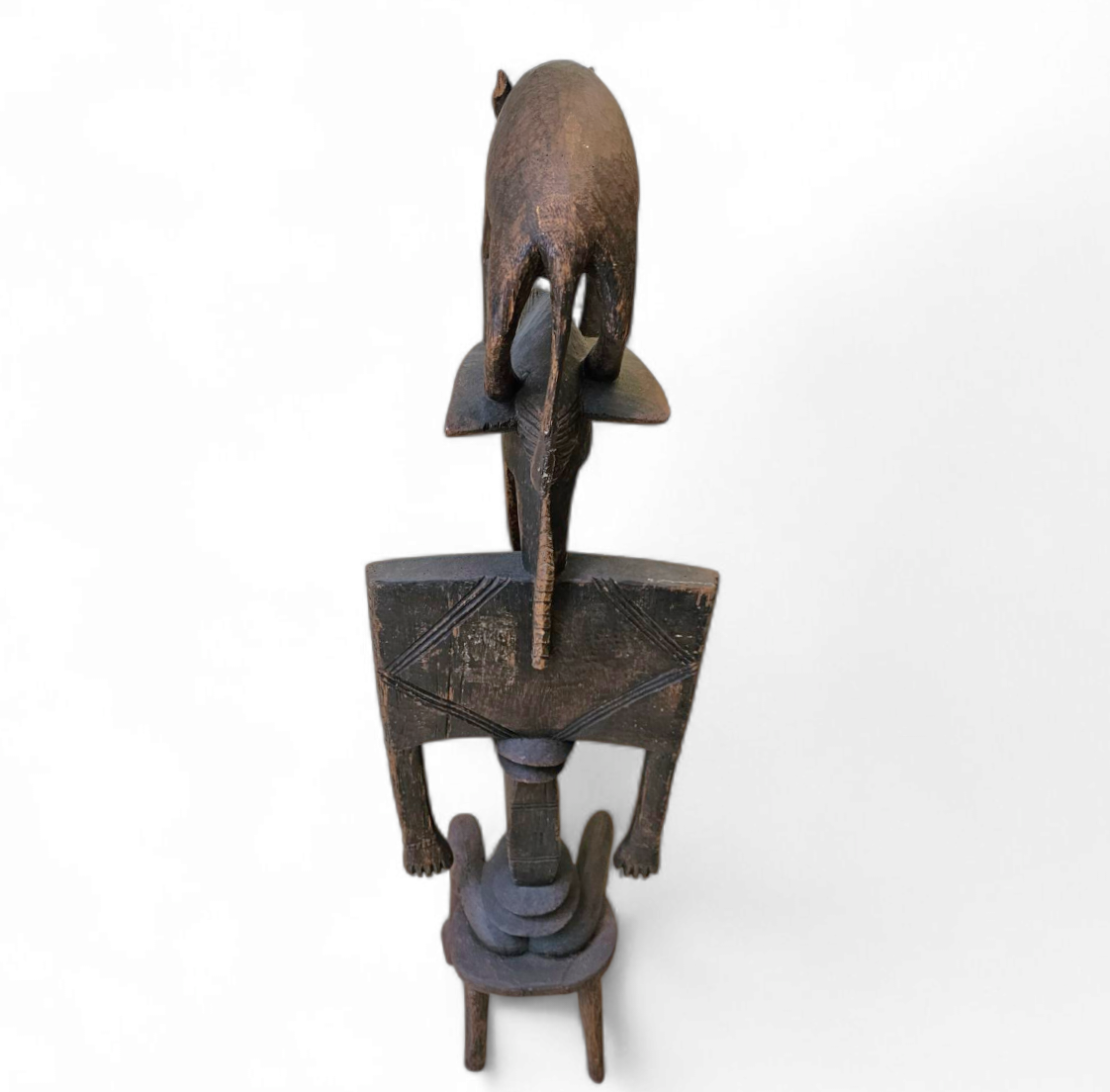Wooden / Dogon / African figure sculpture / 1960s