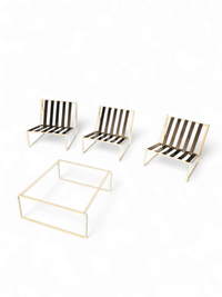Kho Liang Ie 024 set lounge chairs / coffee table /Artifort 1962 / inside - outside use