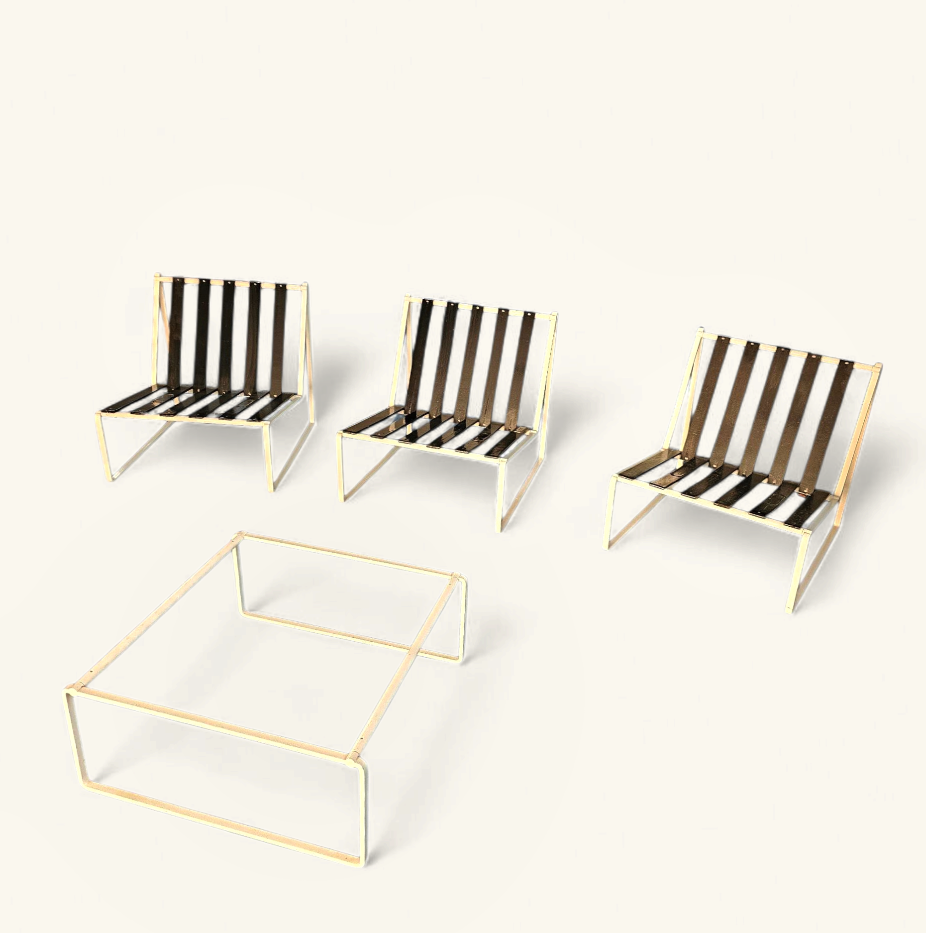 Kho Liang Ie 024 set lounge chairs / coffee table /Artifort 1962 / inside - outside use