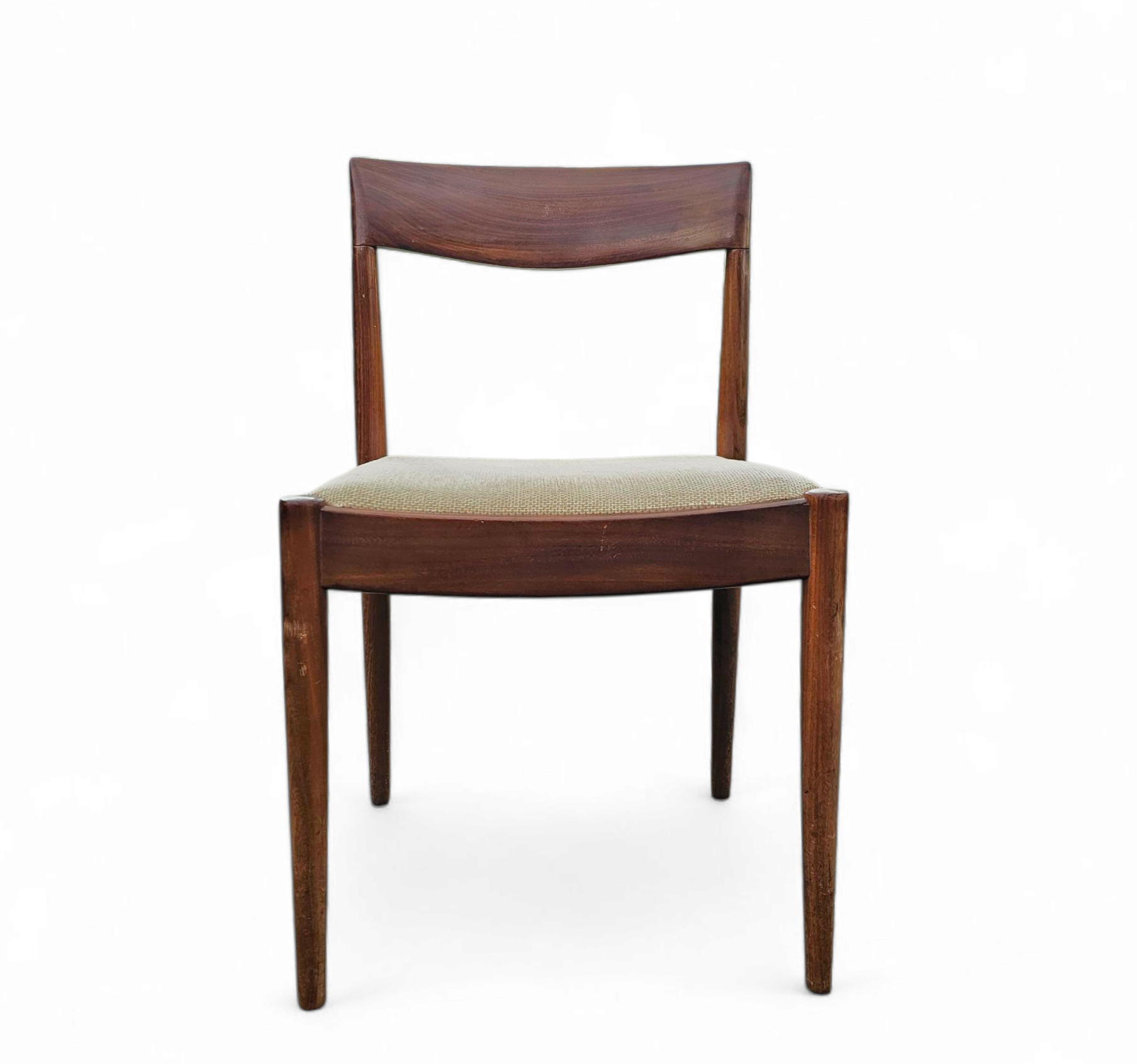 4 x Scandinavian teak dining chairs /  1970s