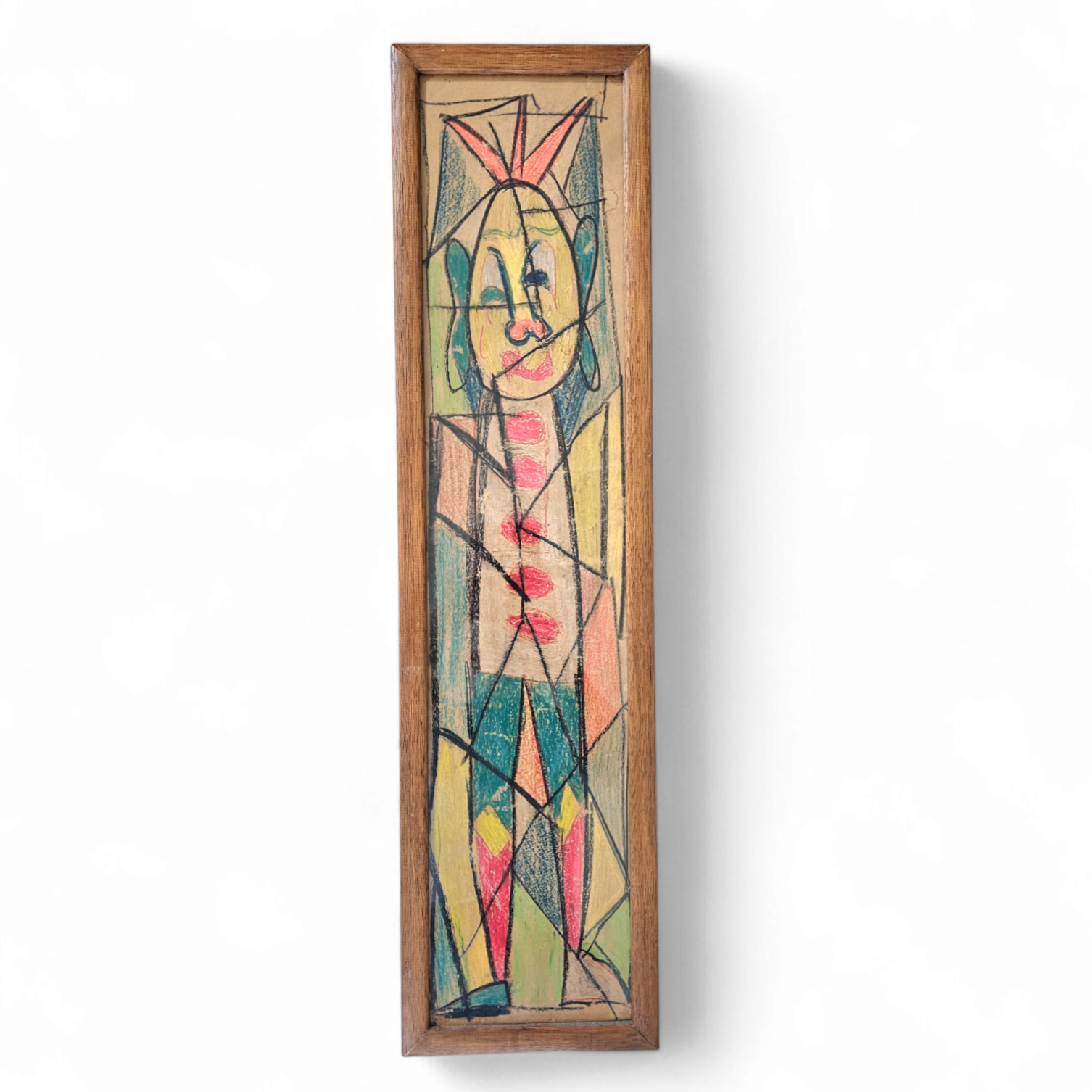 Chalk drawing / 1960s / height 80 cm
