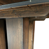 Weighty / 100kg / round oak dining table / life time construction / 1980s