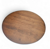 Weighty / 100kg / round oak dining table / life time construction / 1980s