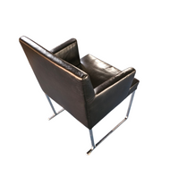 6 x Solo chair S58 by Antonio Citterio for B&B Italia / Black leather