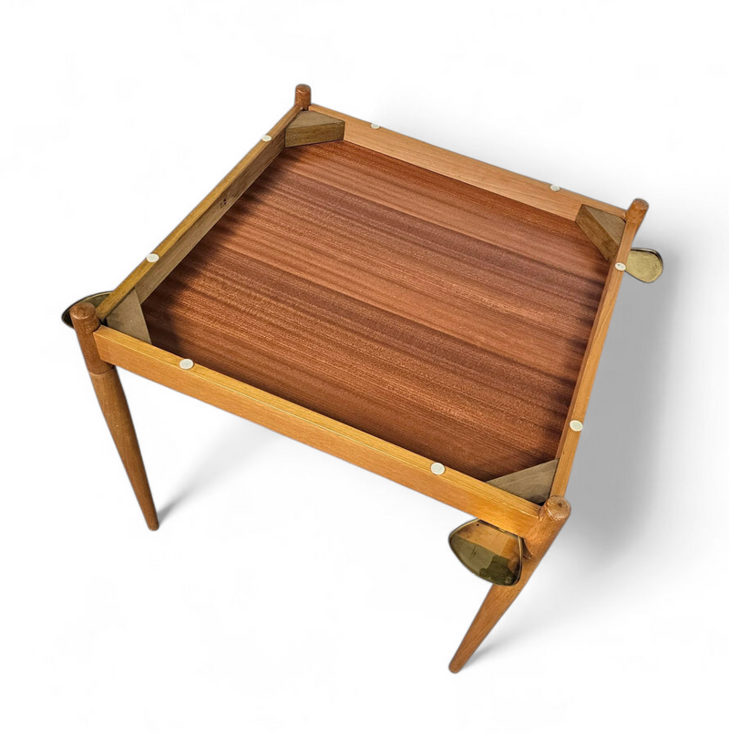 Gio Ponti set / Game Table / 4 x folding chair / 1958 / Fratelli Reguitti / Folding chairs Eden / Gio Ponti by Stol Kamnik