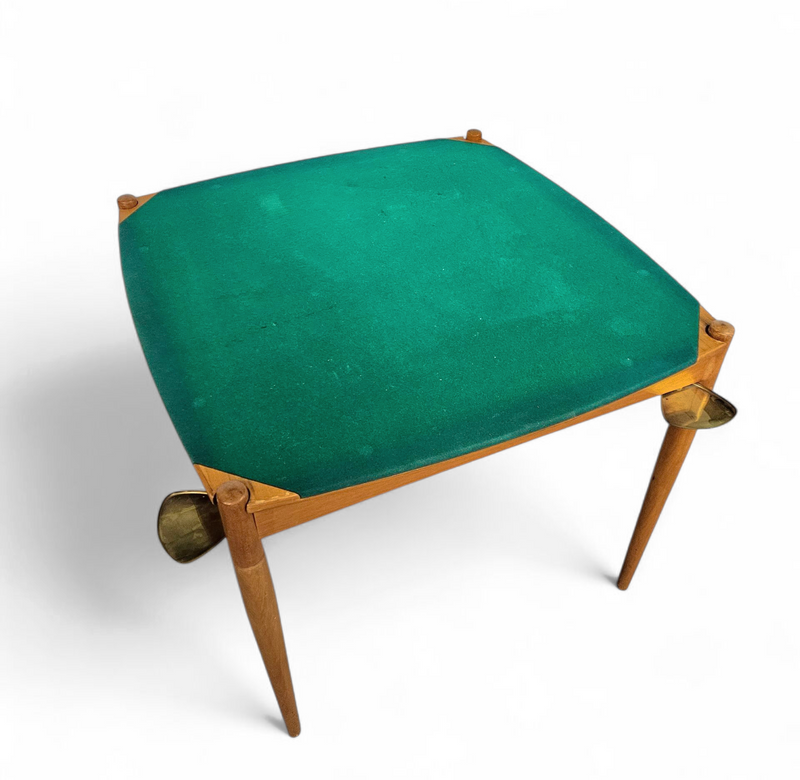 Gio Ponti set / Game Table / 4 x folding chair / 1958 / Fratelli Reguitti / Folding chairs Eden / Gio Ponti by Stol Kamnik