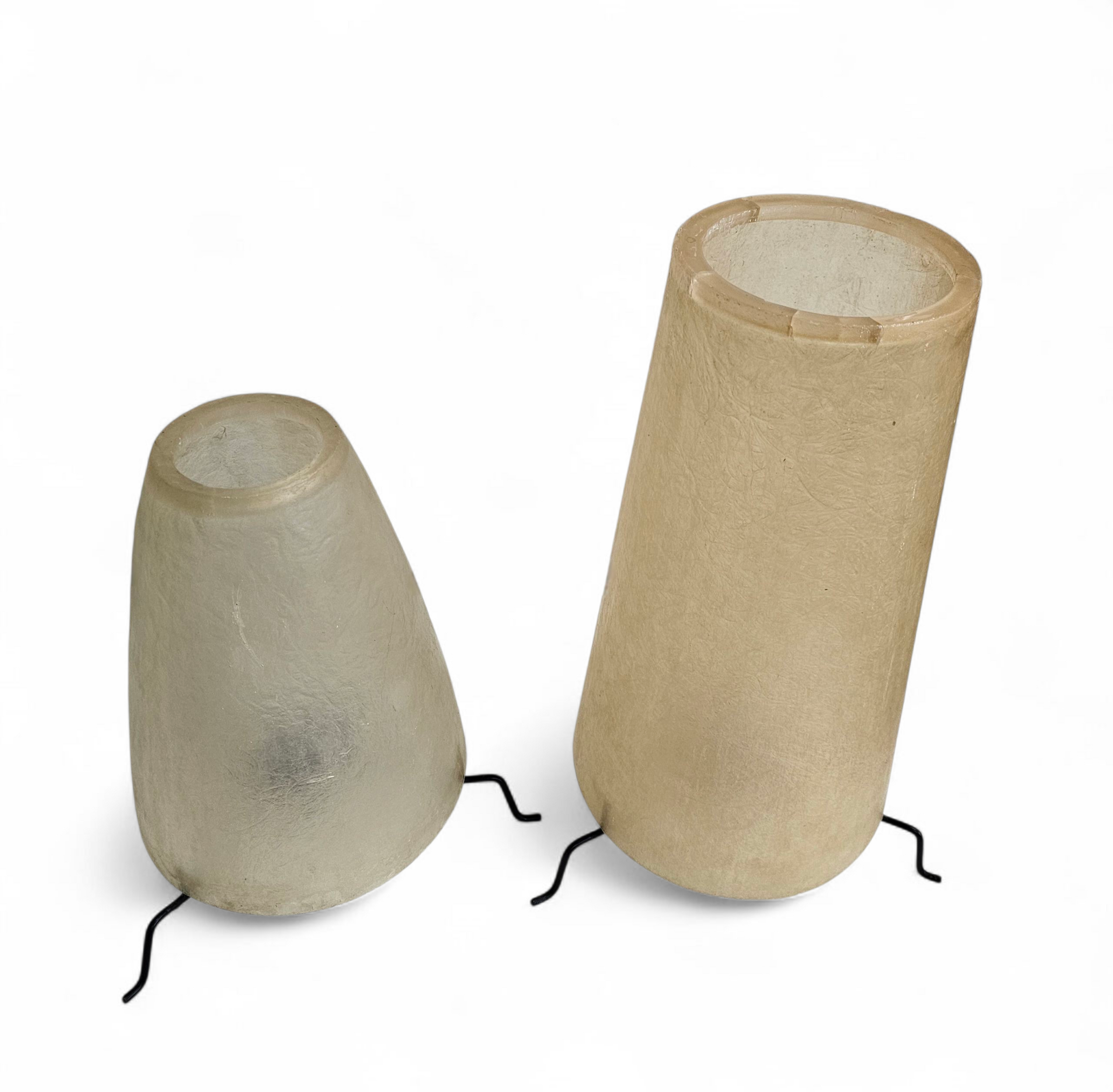 Set resin table lamps / height 43 cm