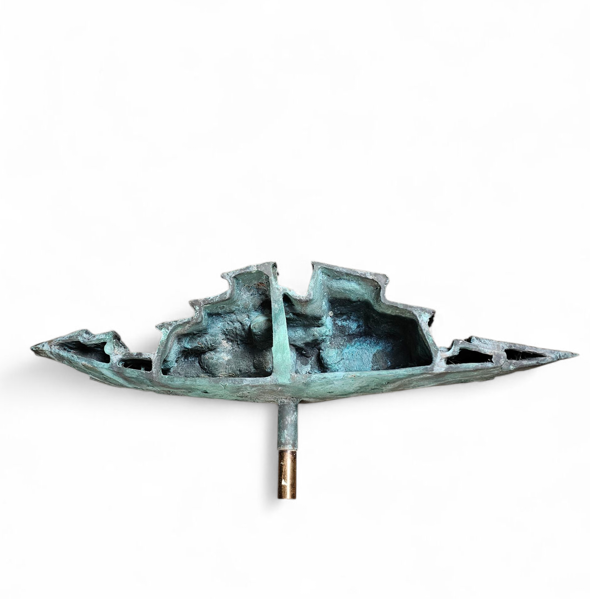 Italian Bronze sculpture / abstract Village