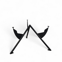 Philippe Starck / 1984 for François Mitterrand’s private office / President M / black dining table frame / Baleri