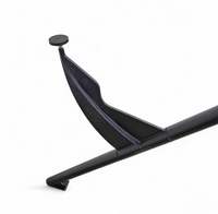 Philippe Starck / 1984 for François Mitterrand’s private office / President M / black dining table frame / Baleri