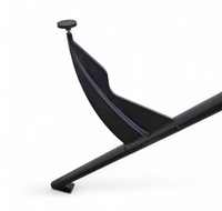 Philippe Starck / 1984 for François Mitterrand’s private office / President M / black dining table frame / Baleri