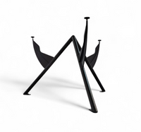 Philippe Starck / 1984 for François Mitterrand’s private office / President M / black dining table frame / Baleri