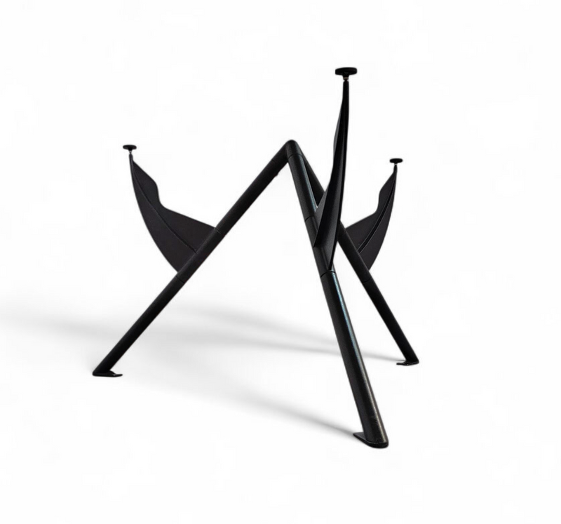 Philippe Starck / 1984 for François Mitterrand’s private office / President M / black dining table frame / Baleri