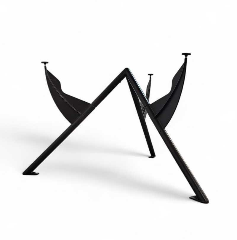 Philippe Starck / 1984 for François Mitterrand’s private office / President M / black dining table frame / Baleri