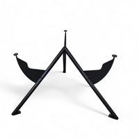 Philippe Starck / 1984 for François Mitterrand’s private office / President M / black dining table frame / Baleri