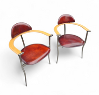 2 x Arrben Italy "Marilyn" Stiletto Chairs / 1980s