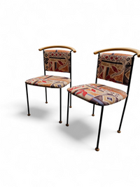 2 x Vintage Italian Side / Desk Chair 1980s