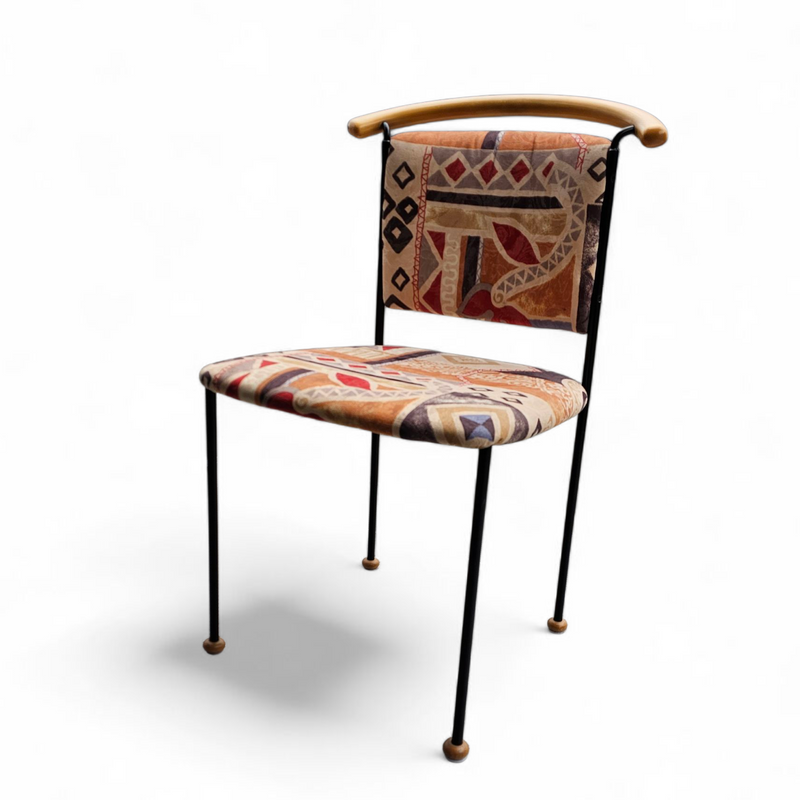 2 x Vintage Italian Side / Desk Chair 1980s