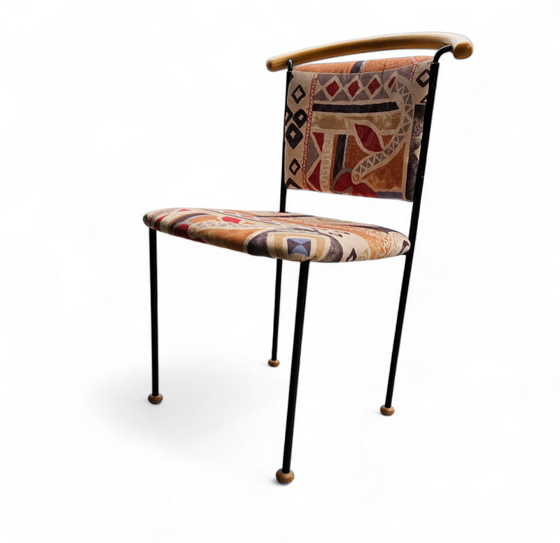 2 x Vintage Italian Side / Desk Chair 1980s