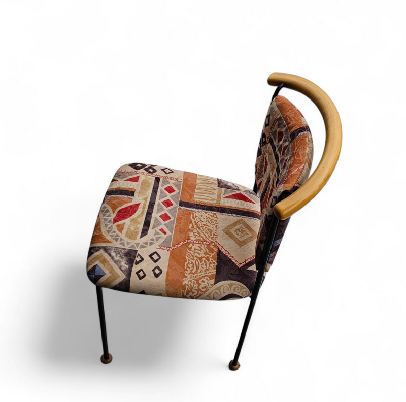 2 x Vintage Italian Side / Desk Chair 1980s