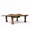 Spanish brazier / coffee table 19th Century / chestnut wood
