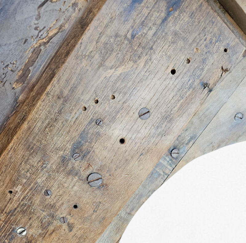 Spanish brazier / coffee table 19th Century / chestnut wood