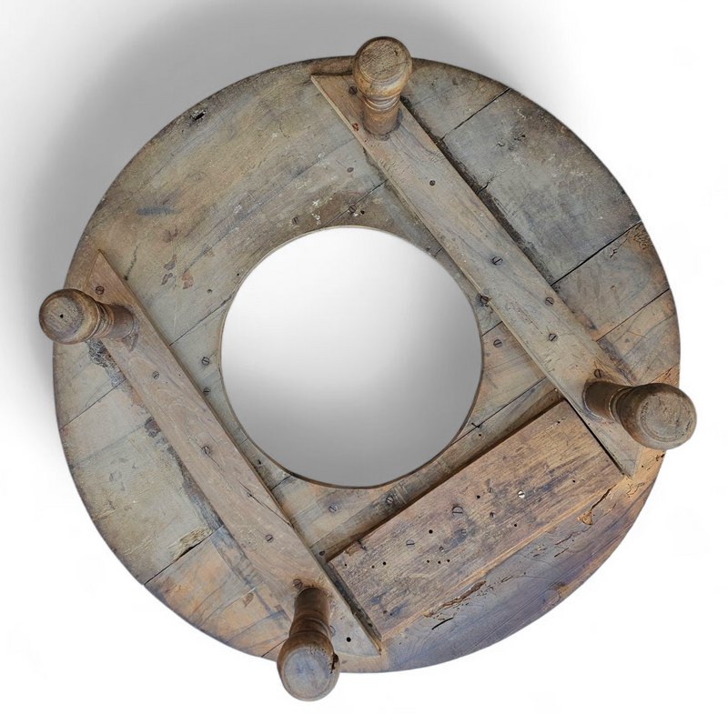 Spanish brazier / coffee table 19th Century / chestnut wood