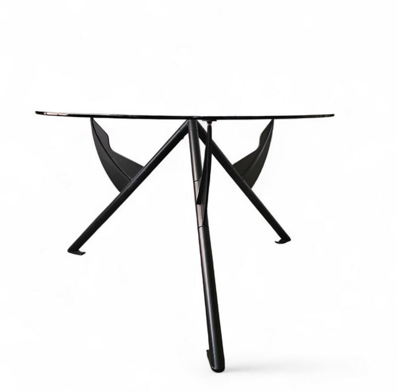 Philippe Starck / 1984 for François Mitterrand’s private office / President M / black dining table frame / Baleri