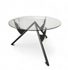 Philippe Starck / 1984 for François Mitterrand’s private office / President M / black dining table frame / Baleri