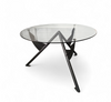 Philippe Starck / 1984 for François Mitterrand’s private office / President M / black dining table frame / Baleri
