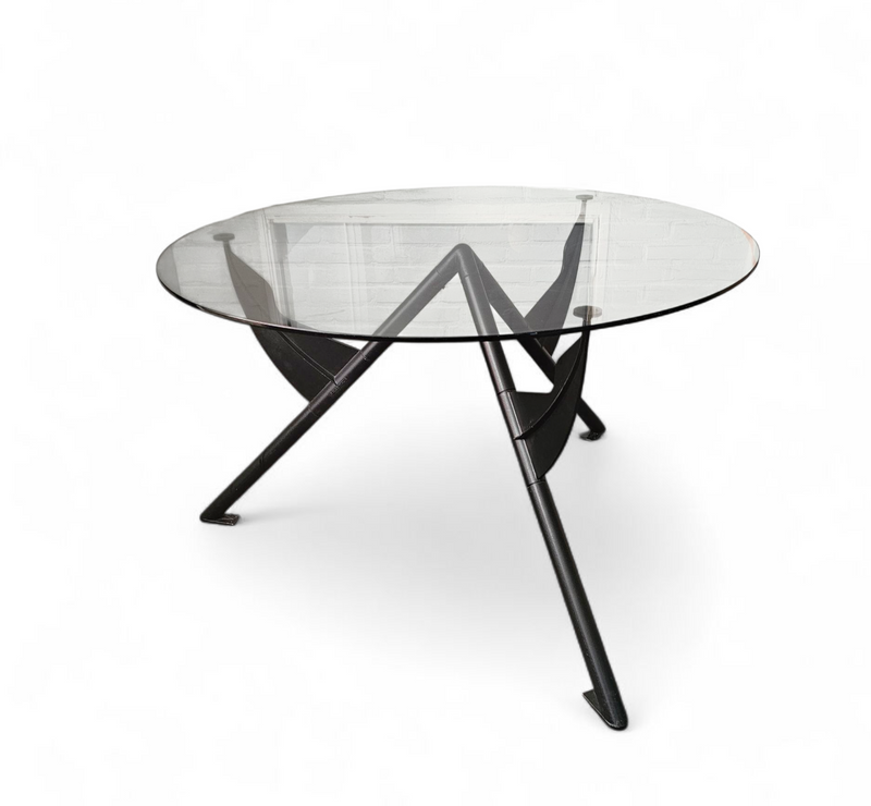 Philippe Starck / 1984 for François Mitterrand’s private office / President M / black dining table frame / Baleri