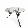 Philippe Starck / 1984 for François Mitterrand’s private office / President M / black dining table frame / Baleri