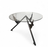 Philippe Starck / 1984 for François Mitterrand’s private office / President M / black dining table frame / Baleri