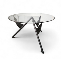 Philippe Starck / 1984 for François Mitterrand’s private office / President M / black dining table frame / Baleri